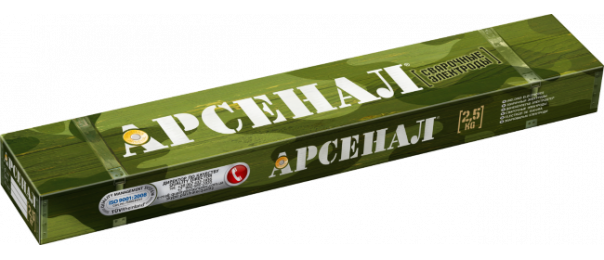 Электроды сварочные Арсенал МР-3, ф 3 мм (уп-2,5 кг) купить с доставкой в Солнечногорске